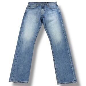 AG Adriano Goldschmied The Ives Modern Athletic Jeans Mens 31x33 Light‎ Wash